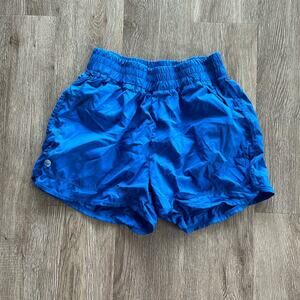 Senita Athletics Blue Athletic Shorts